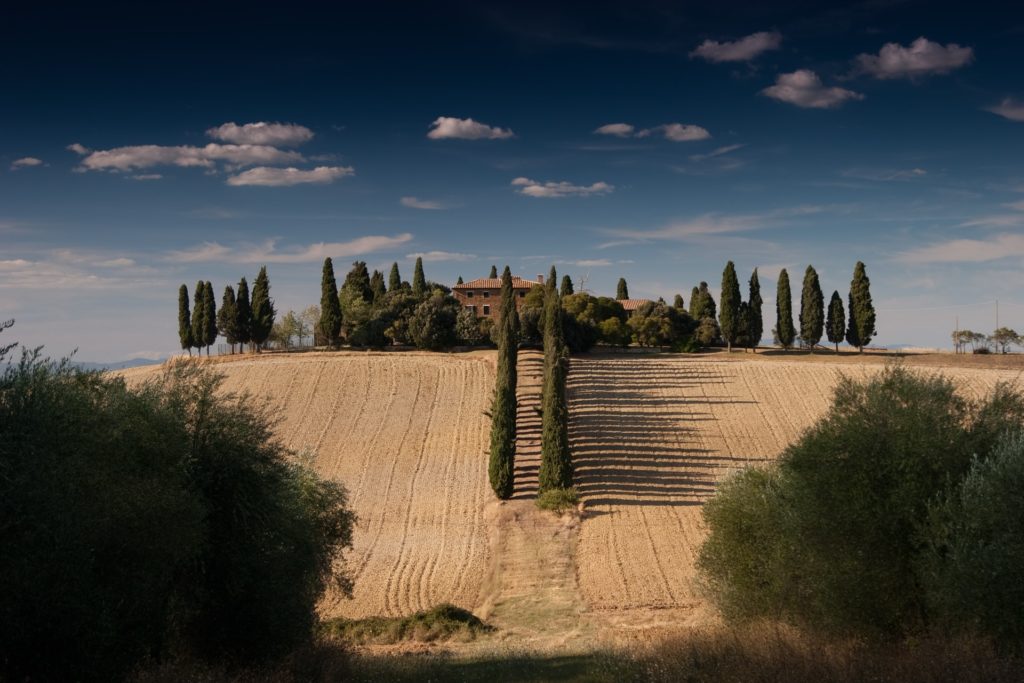 Ferme en Toscane, maison dans le film Gladiator