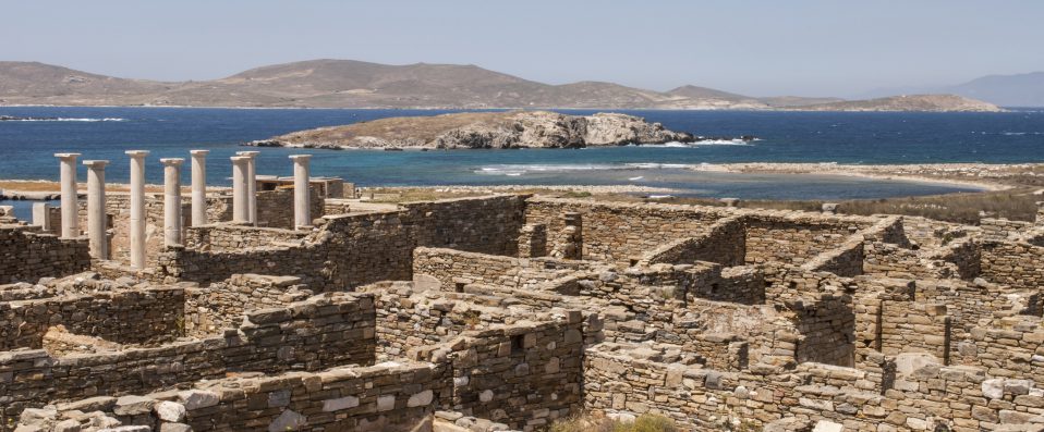 Site archéologique sur l’île de Délos