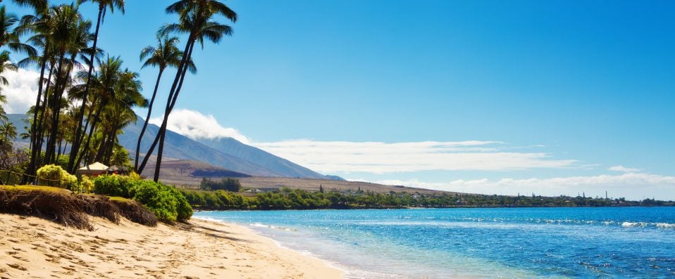 Plage de Kaanapali sur l’île de Maui à Hawaï