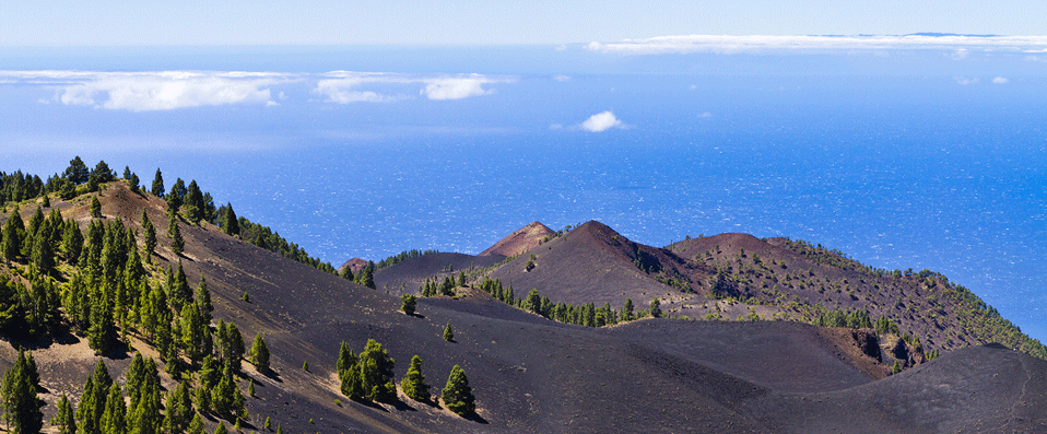 Paysage volcanique de La Palma