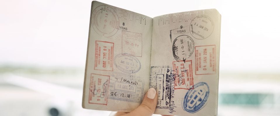 Passeport ouvert