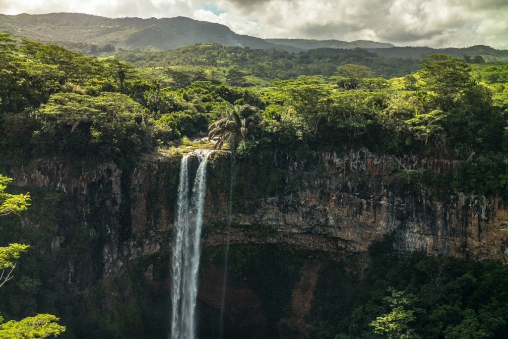 Cascade à l'île Maurice