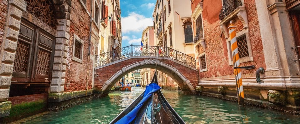 Gondole sur les canaux, Venise, Italie