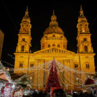 marché de noël de Budapest et basilique Saint Stephen