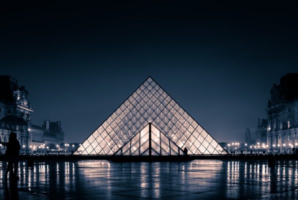 Musée du Louvres, la nuit