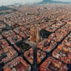 vue aérienne de Barcelone