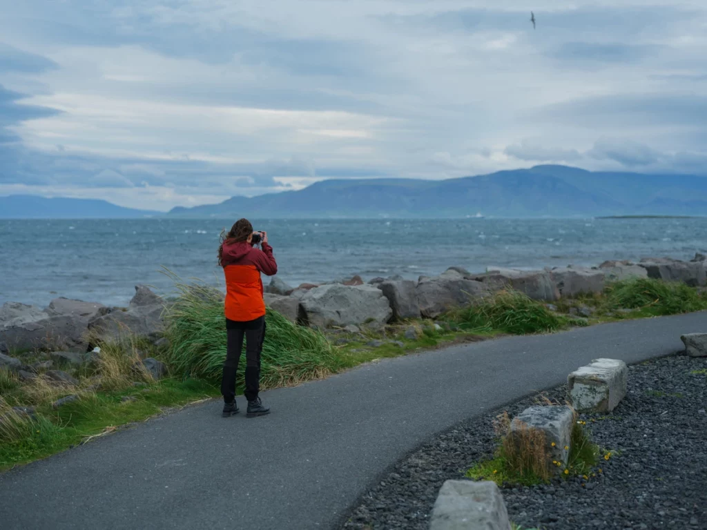 Voyageur seul Reykjavik