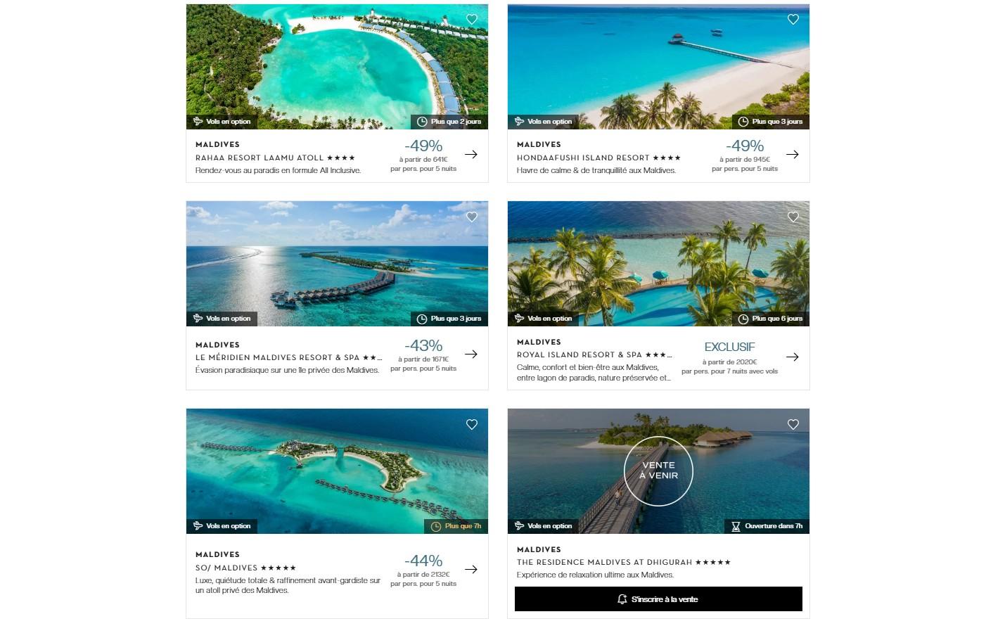 Verychic offres maldives