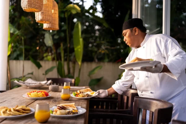 Service chef privé dans une villa lors d’un séjour luxe à l’île Maurice