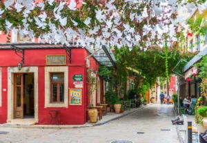 Village coloré (type Chania)